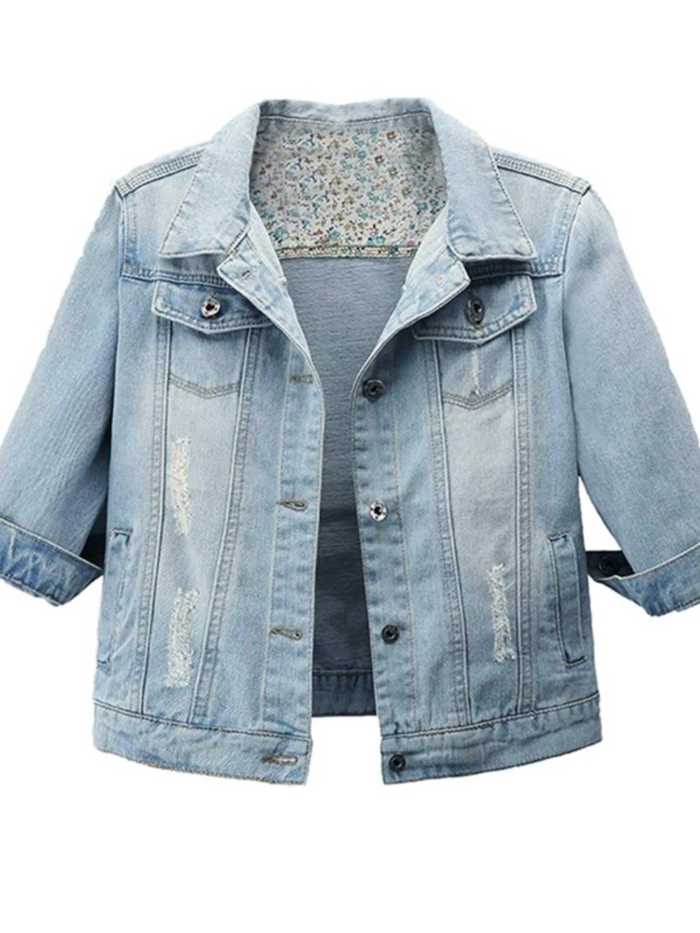 Light Wash Denim Jacket Women’s plus size XXXL